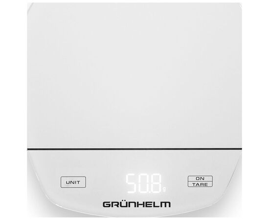 Весы кухонные Grunhelm KES-015LW, изображение 4