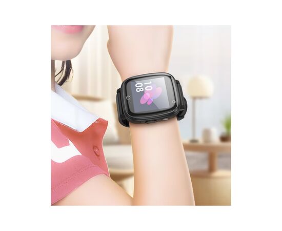 Смарт-часы HOCO Y100 children watch with call function Black (6942007625623), изображение 4