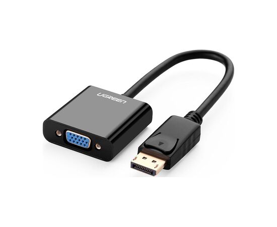 Переходник Display Port M to VGA F black Ugreen (20415)