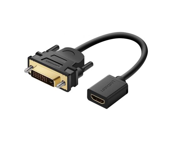 Переходник DVI M to HDMI F 0.22m black UGREEN (20118)