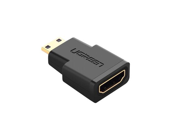 Переходник Mini HDMI M to HDMI F black UGREEN (20101)