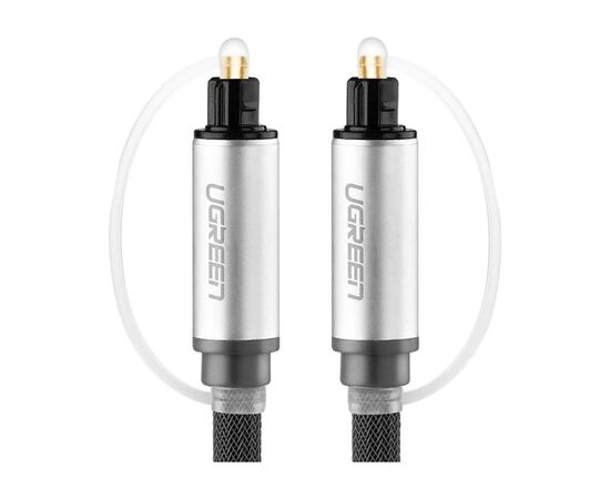Кабель мультимедійний Optical Toslink 1.5m AV108 black UGREEN (10542), зображення 2