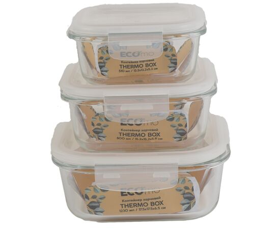 Пищевой контейнер Ecomo Thermo Box квадратний 510 мл (3SC050-LL), изображение 4