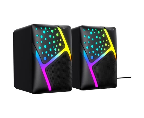 Акустична система Havit HV-SK763 USB RGB Black (6939119046446), зображення 4