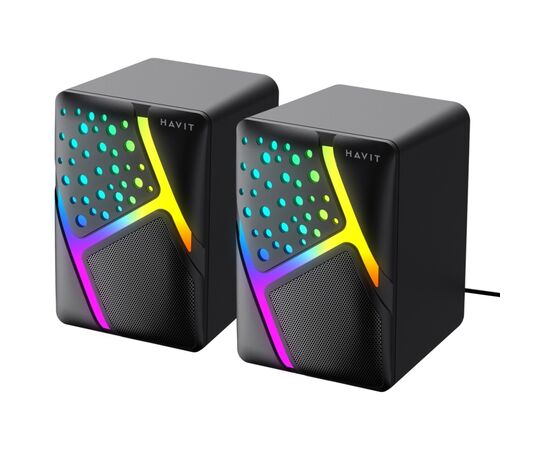Акустична система Havit HV-SK763 USB RGB Black (6939119046446)