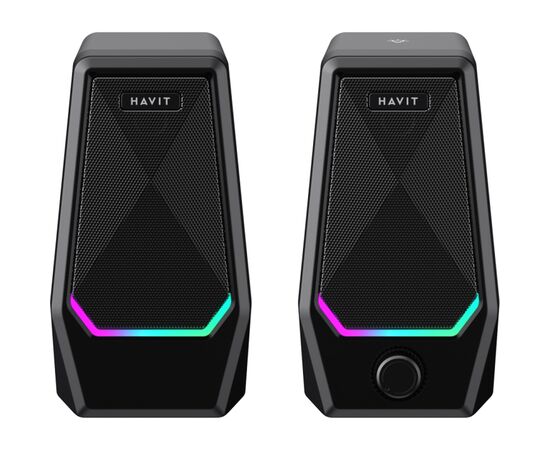 Акустическая система Havit SK768 USB RGB Black (6939119042585), изображение 4