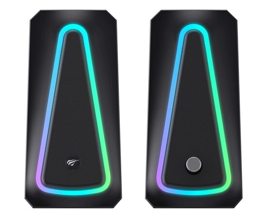 Акустическая система Havit HV-SK208 PRO USB RGB Black (6939119052256), изображение 2