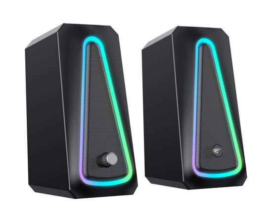 Акустическая система Havit HV-SK208 PRO USB RGB Black (6939119052256), изображение 4