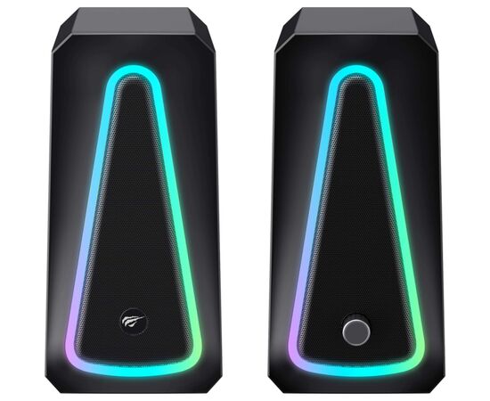 Акустическая система Havit HV-SK208 PRO USB RGB Black (6939119052256), изображение 5