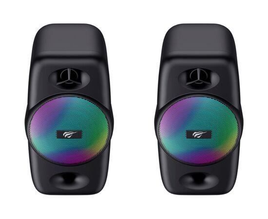 Акустическая система Havit HV-SK213 USB RGB Black (6939119073060), изображение 2