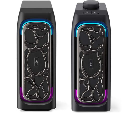 Акустическая система Havit HV-SK215 Bluetooth USB Black (6939119081041), изображение 7