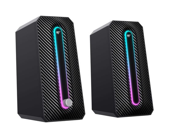 Акустическая система Havit HV-SK216 USB RGB Black (6939119052249), изображение 4