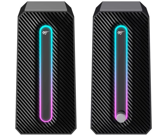 Акустическая система Havit HV-SK216 USB RGB Black (6939119052249), изображение 5