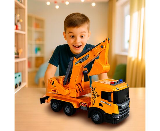 Спецтехника TechnoDrive Super Big Truck Экскаватор Scania (5006KS), изображение 12