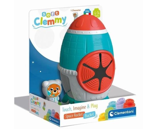 Развивающая игрушка Clementoni Space Rocket, серия Soft Clemmy (17806), изображение 2