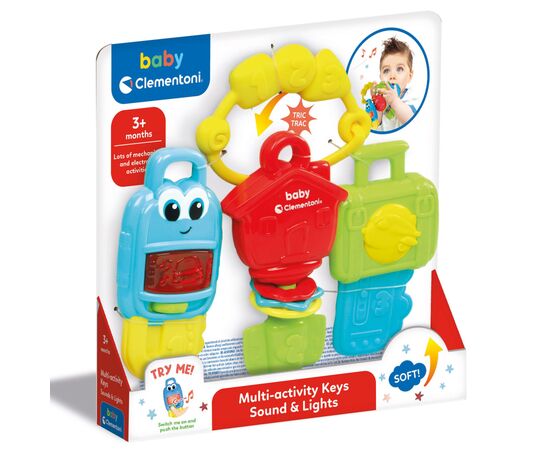 Погремушка Clementoni Multi-activity Keys New (17914), изображение 2