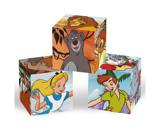 Кубики Clementoni пазл Disney Classic, 6 элементов (40657), изображение 2