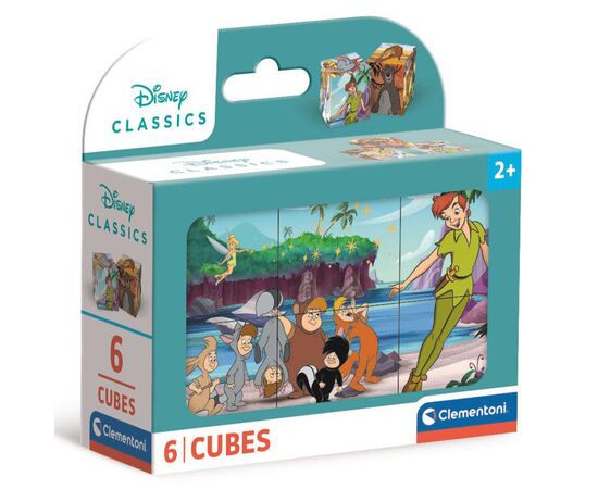 Кубики Clementoni пазл Disney Classic, 6 элементов (40657)