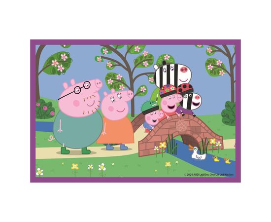 Кубики Clementoni пазл Peppa Pig, 6 элементов (40659), изображение 2