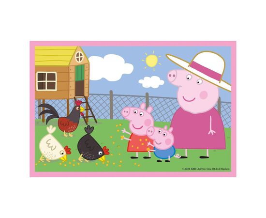 Кубики Clementoni пазл Peppa Pig, 6 элементов (40659), изображение 8