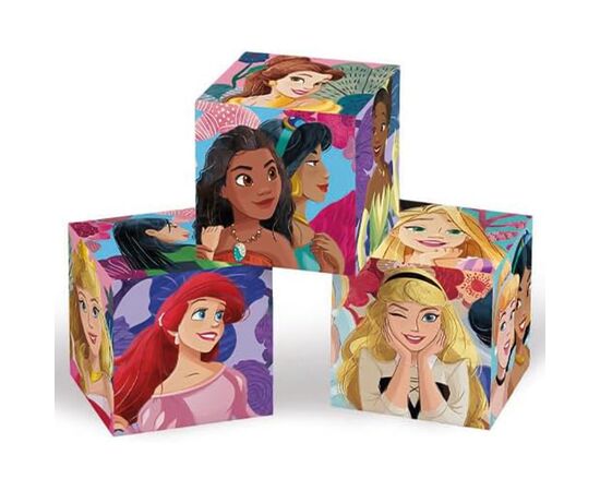 Кубики Clementoni пазл Princess, 6 элементов (40660), изображение 2