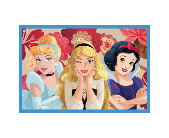 Кубики Clementoni пазл Princess, 6 элементов (40660), изображение 3