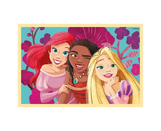 Кубики Clementoni пазл Princess, 6 элементов (40660), изображение 4