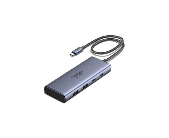 Порт-репликатор Ugreen Dock CM498 USB3.2 Type-C ->2xUSB-A 3.2/2xUSB-C 3.2 10Гбіт/с/ 2xHDMI 4K60Гц/PD 100W (45379)