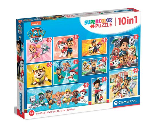 Пазл Clementoni 10 в 1 Paw Patrol (20270)