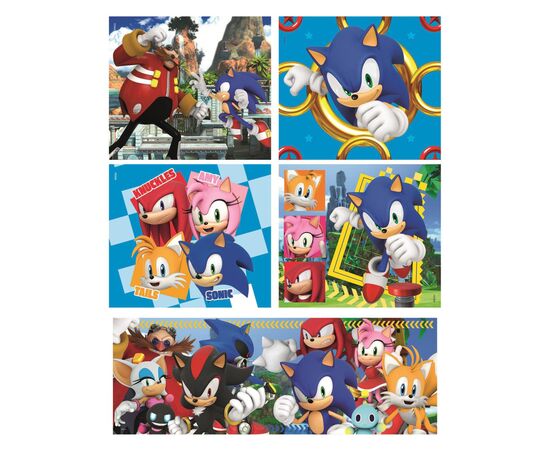 Пазл Clementoni 10 в 1 Sonic (80508), зображення 4