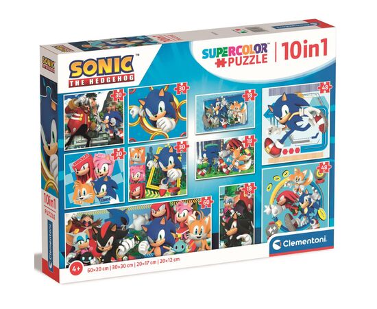 Пазл Clementoni 10 в 1 Sonic (80508)