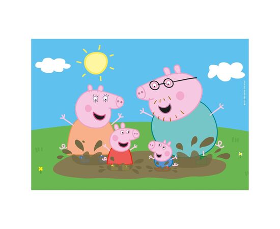 Пазл Clementoni 2 в 1 Peppa Pig, 2 по 20 елементів (24797), зображення 3