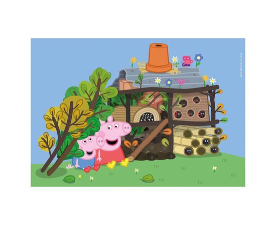 Пазл Clementoni 2 в 1 Peppa Pig, 2 по 60 елементів (21622), зображення 2