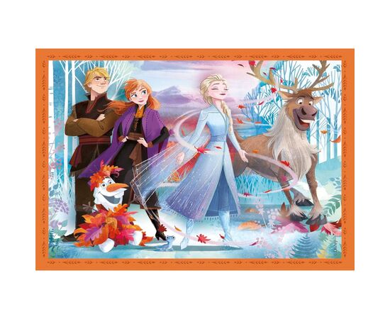 Пазл Clementoni 4 в 1 Frozen, 12,16,20 та 24 елементи (21518), зображення 3