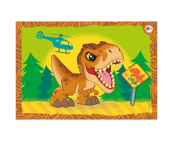 Пазл Clementoni 4 в 1 Jurassic World, 12,16,20 та 24 елементи (21521), зображення 3