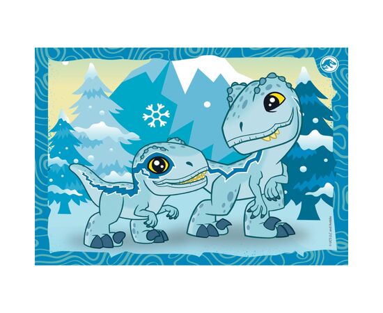 Пазл Clementoni 4 в 1 Jurassic World, 12,16,20 та 24 елементи (21521), зображення 5