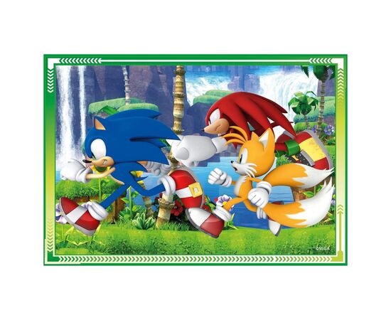 Пазл Clementoni 4 в 1 Sonic, 12,16,20 и 24 элемента (21522), изображение 3