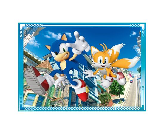 Пазл Clementoni 4 в 1 Sonic, 12,16,20 и 24 элемента (21522), изображение 4