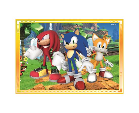 Пазл Clementoni 4 в 1 Sonic, 12,16,20 и 24 элемента (21522), изображение 5