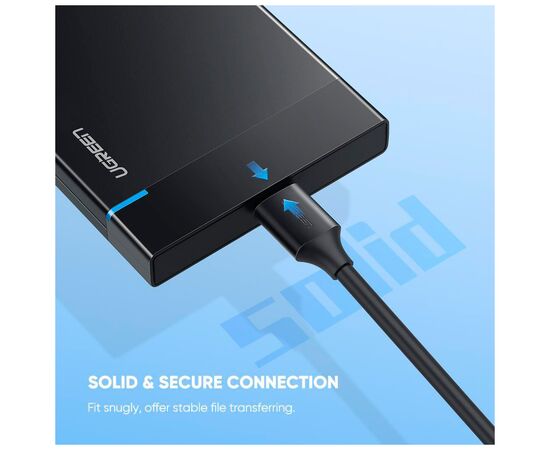 Дата кабель USB-C 3.1 to Micro USB 3.0 1.0m 3A US312 black Ugreen (20103), изображение 5