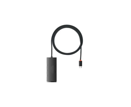 Концентратор Baseus USB-C to 4xUSB 3.0 1.0m black (WKQX030401), изображение 2