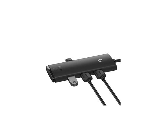 Концентратор Baseus USB-C to 4xUSB 3.0 1.0m black (WKQX030401), изображение 7
