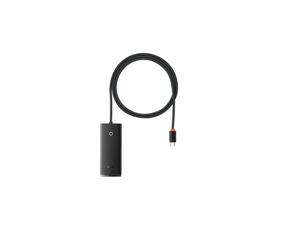 Концентратор Baseus USB-C to 4xUSB 3.0 1.0m black (WKQX030401)