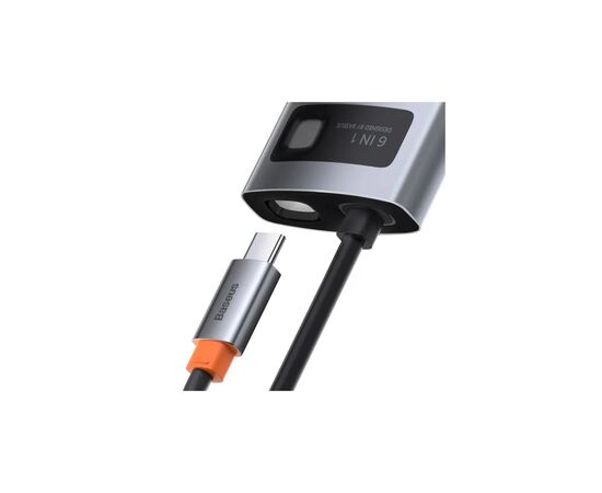 Концентратор Baseus USB-C 6-in-1 (CAHUB-CW0G), изображение 5