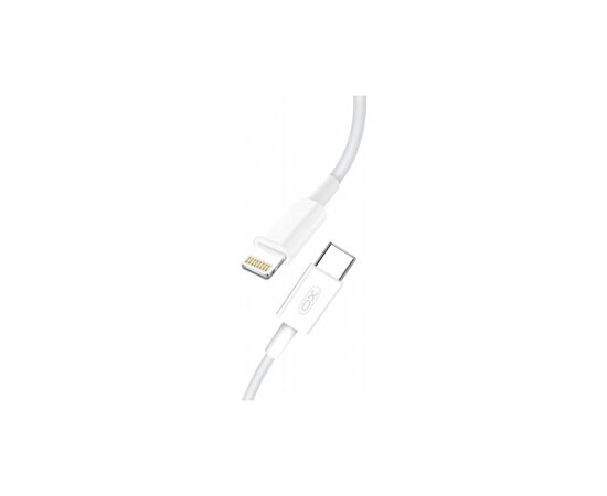 Дата кабель USB 2.0 AM to Lightning 1.0m PD18W NB113 white XO (6920680863846)