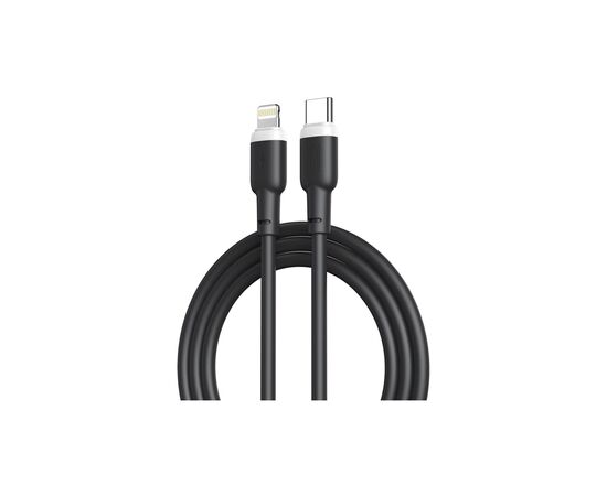 Дата кабель USB-C to Lightning 1.0m 20W liquid silicone NB208A black XO (6920680826810)