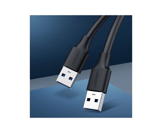 Дата кабель USB 2.0 AM/AM 1.5m US102 black Ugreen (10310), изображение 10