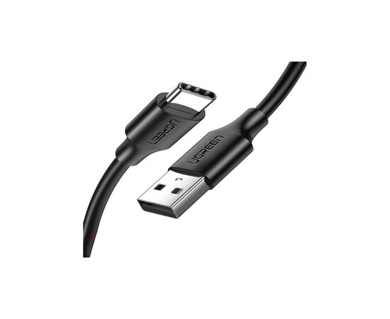 Дата кабель USB 2.0 AM to USB-C 0.25m 3A US287 black Ugreen (60114)