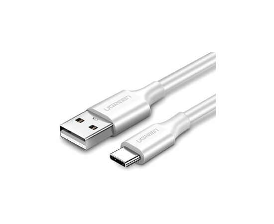 Дата кабель USB 2.0 AM to USB-C 0.25m 3A US287 white Ugreen (60119)