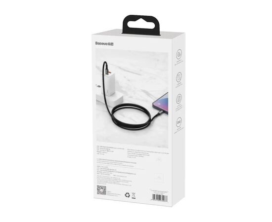 Дата кабель USB-C to USB-C 1.0m 100W black Baseus (CATWJ-01), зображення 7